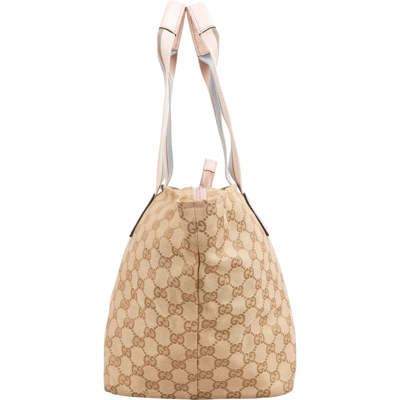 Gucci Monogram GG Canvas Tote Shoulder Bag