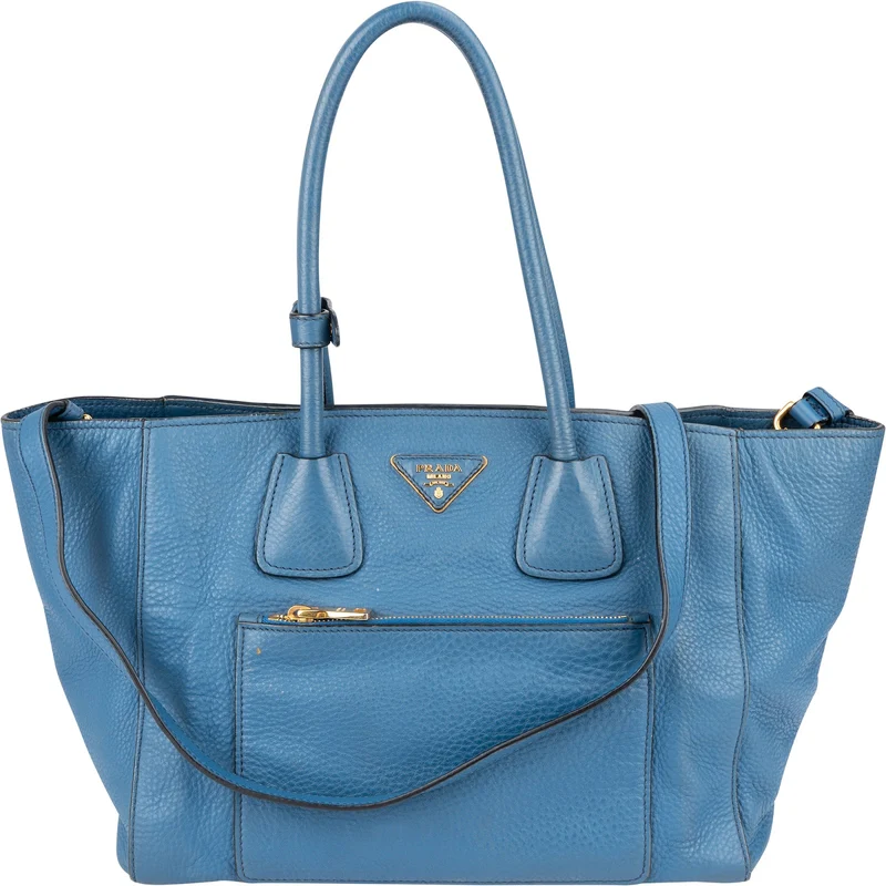 Prada Vitello Daino Leather Tote Shopper Shoulder Bag