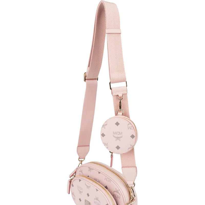 MCM Monogram Visetos Aren Multi Pochette Accessoires Crossbody Bag