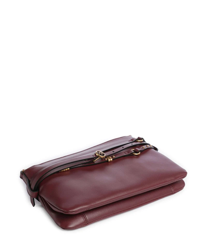 Pinko Belt Mini Schultertasche ribes intenso/antique gold