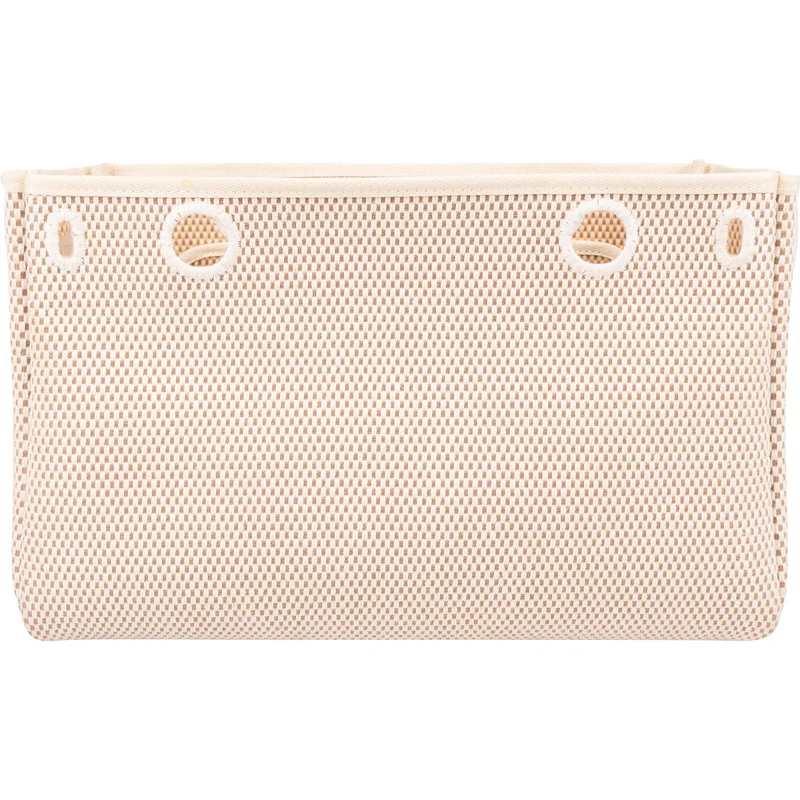 Hermès Canvas Leather Cabas PM Shoulder Bag