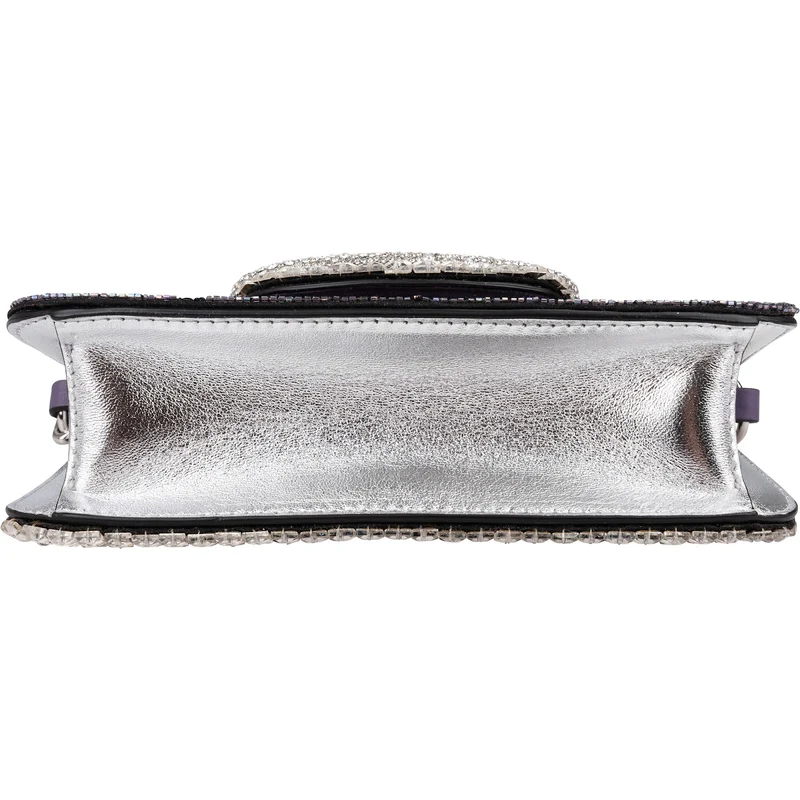 Valentino Garavani Crystal Embellished VLogo Signature Crossbody Handbag