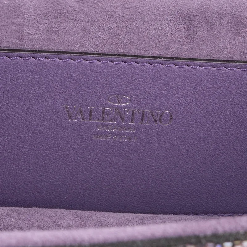 Valentino Garavani Crystal Embellished VLogo Signature Crossbody Handbag