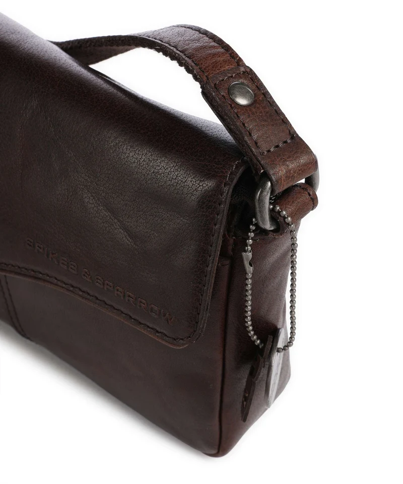 Spikes & Sparrow Bronco Robine Umhängetasche dark brown