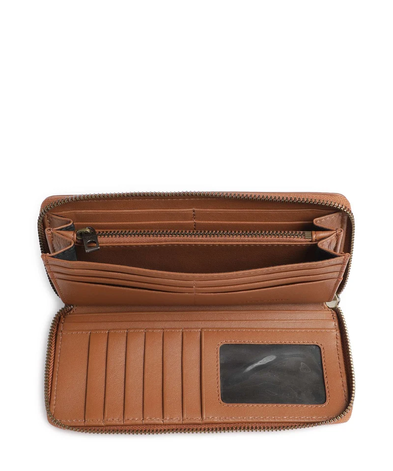 Liebeskind Gigi Small Pebble L Geldbörse cognac