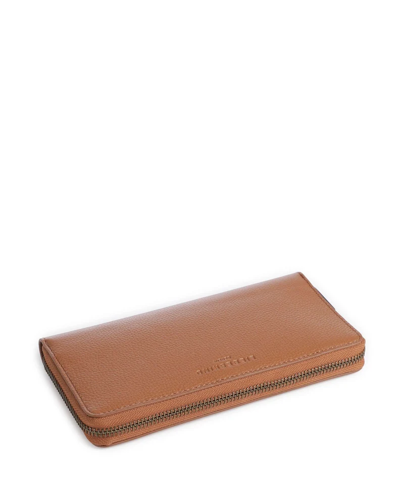 Liebeskind Gigi Small Pebble L Geldbörse cognac