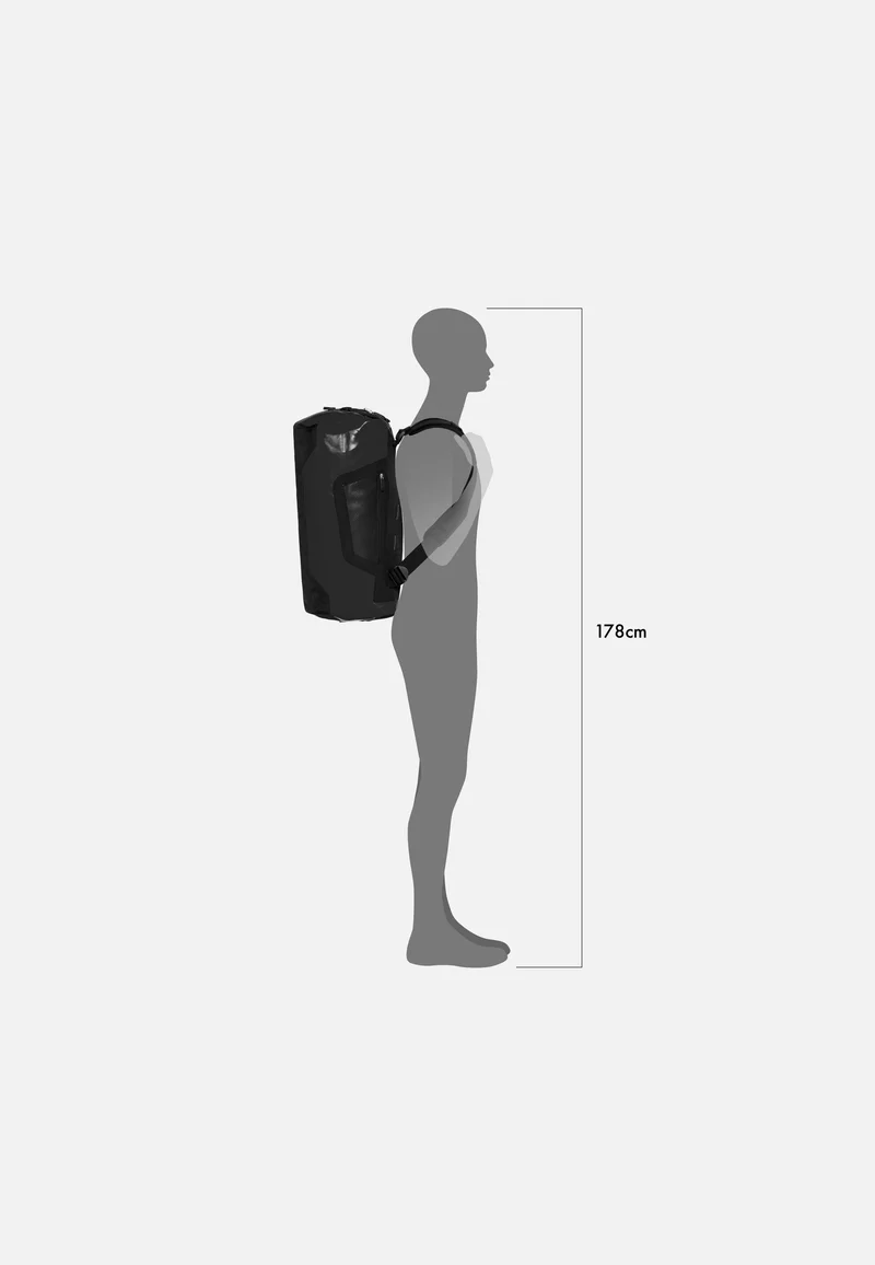 Duffle 40L Schwarz - Duffle Bags