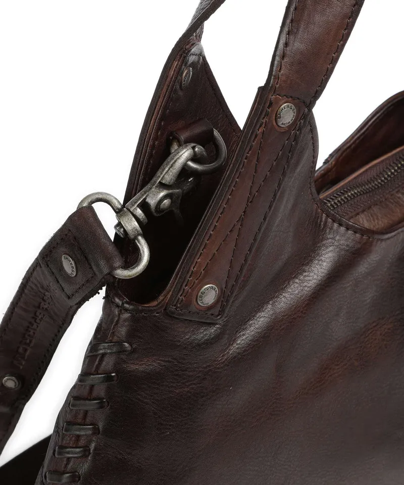 Spikes & Sparrow Apache Marthe Beuteltasche dark brown