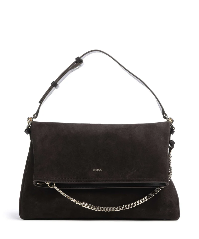 BOSS Yelena Schultertasche dark brown