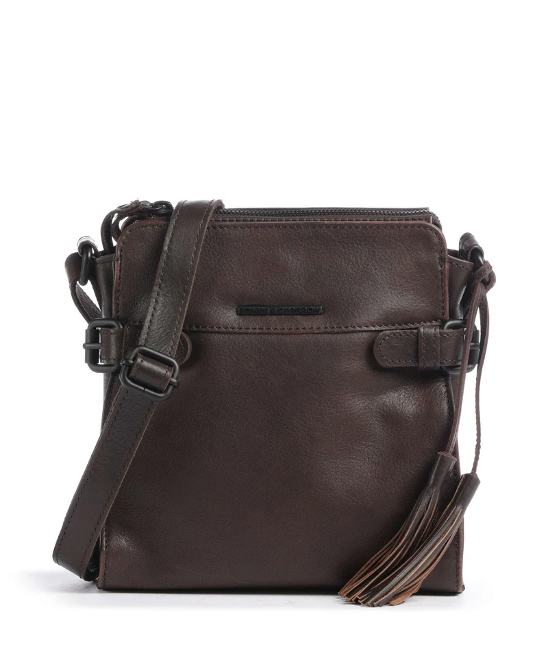 Spikes & Sparrow Hudson Jolinda Umhängetasche dark brown