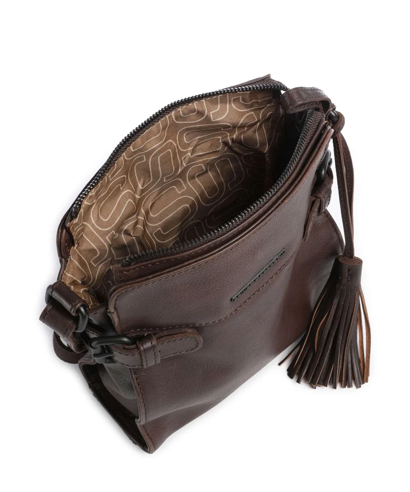 Spikes & Sparrow Hudson Jolinda Umhängetasche dark brown