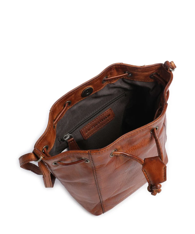 Spikes & Sparrow Apache Nancy Bucket Handtasche brandy