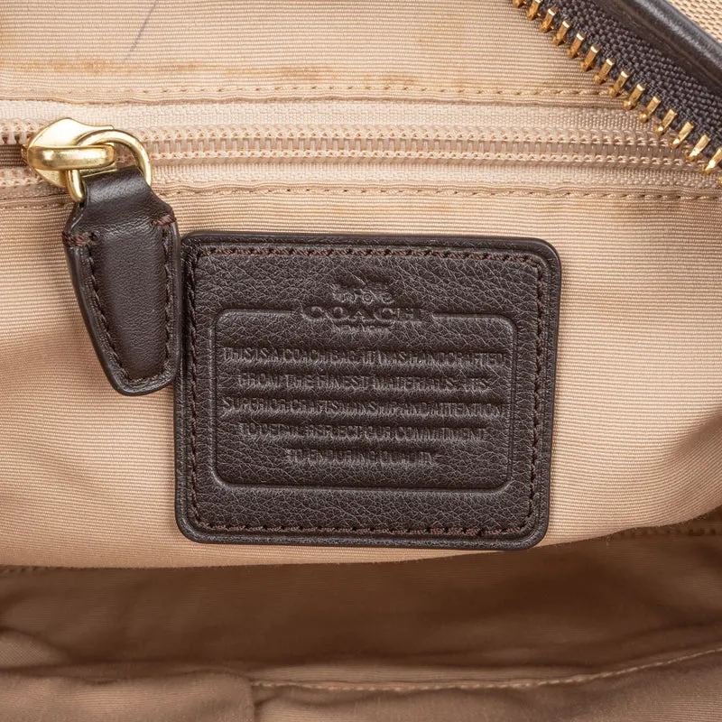 Coach Monogram Signature Duffle Crossbody Bag