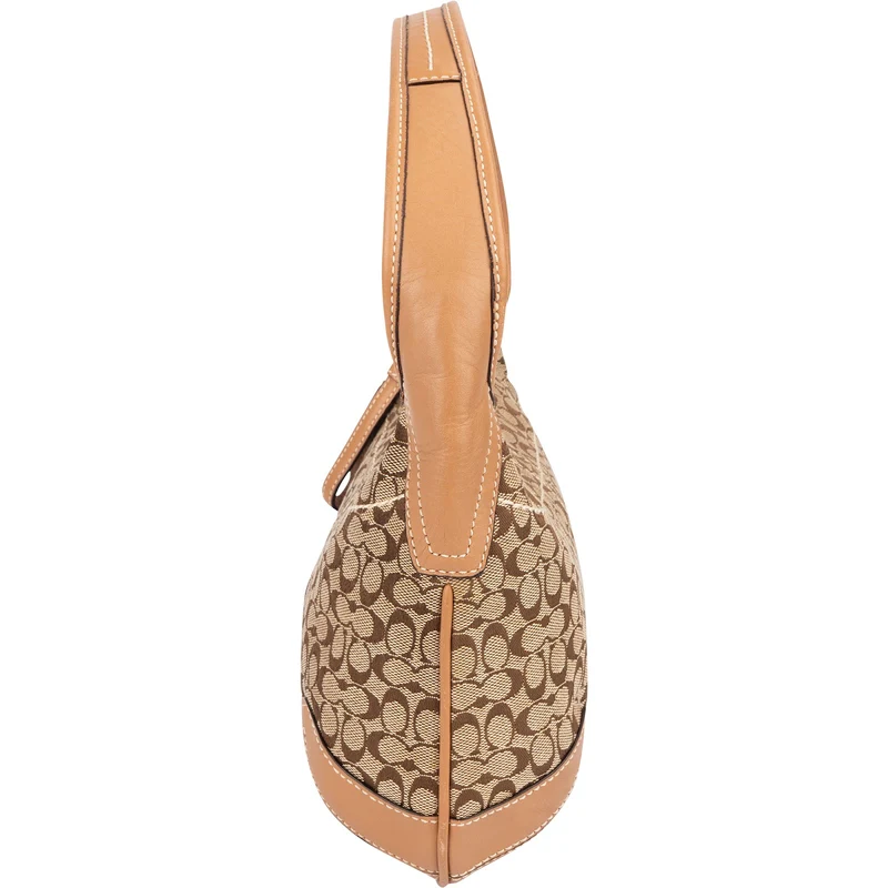 Coach Monogram Signature Small Hobo Shoulder Bag