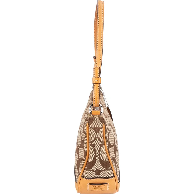 Coach Signature Monogram Pochette Handbag