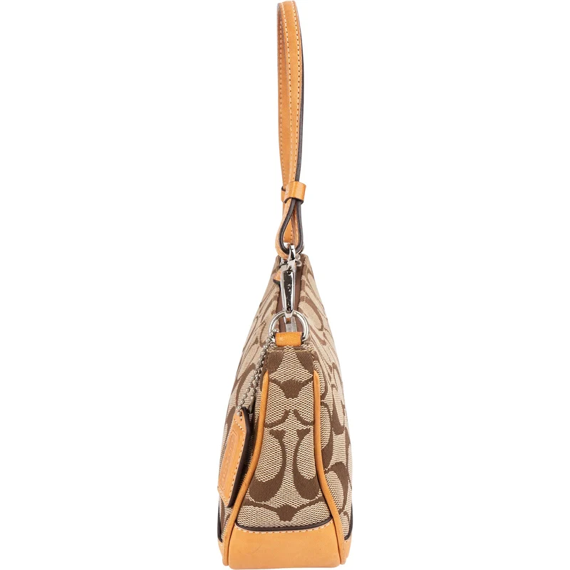 Coach Signature Monogram Pochette Handbag