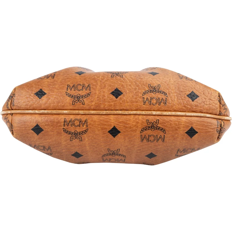 MCM Monogram Visetos Hobo Shoulder Bag