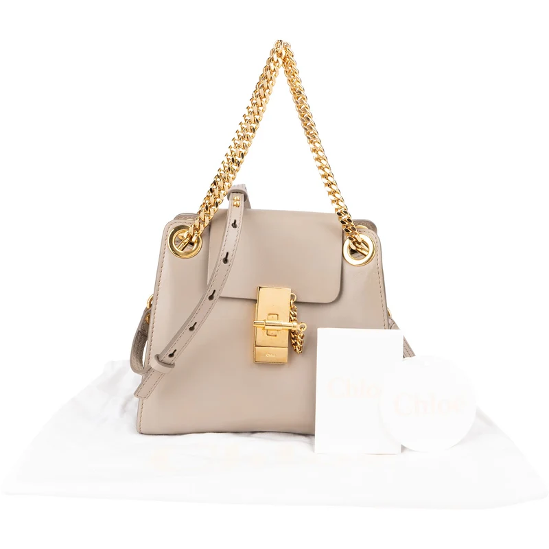 Chloé Calfskin Leather Small Annie Drew Crossbody Handbag