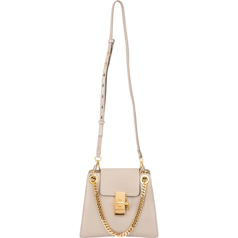 Chloé Calfskin Leather Small Annie Drew Crossbody Handbag