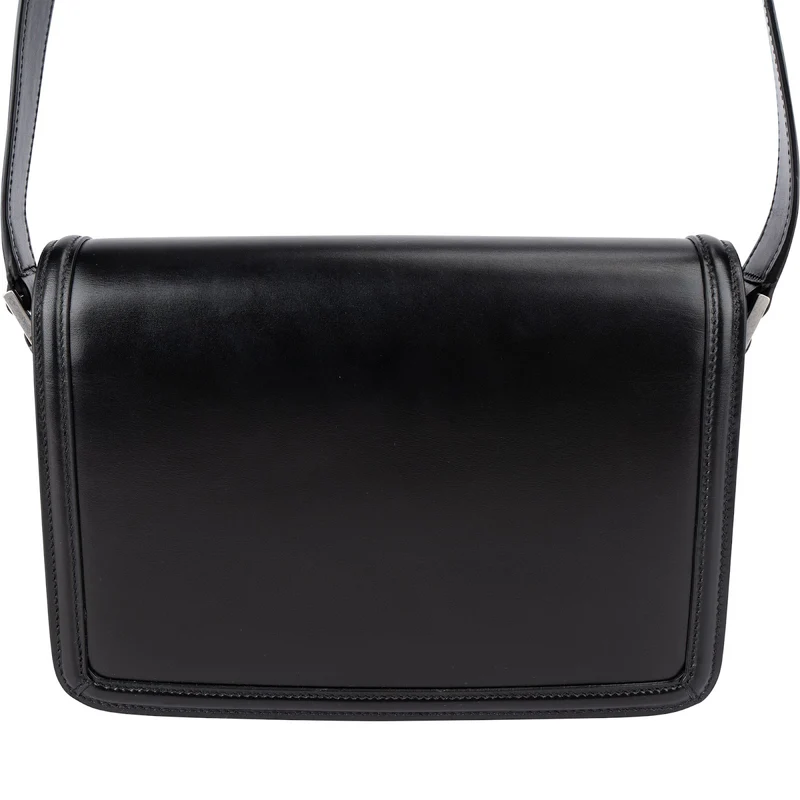 Yves Saint Laurent Boxcalf Leather Medium Sac Solferino Crossbody Bag