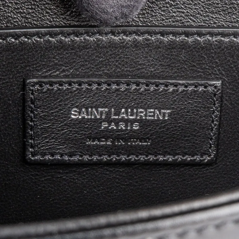 Yves Saint Laurent Boxcalf Leather Medium Sac Solferino Crossbody Bag