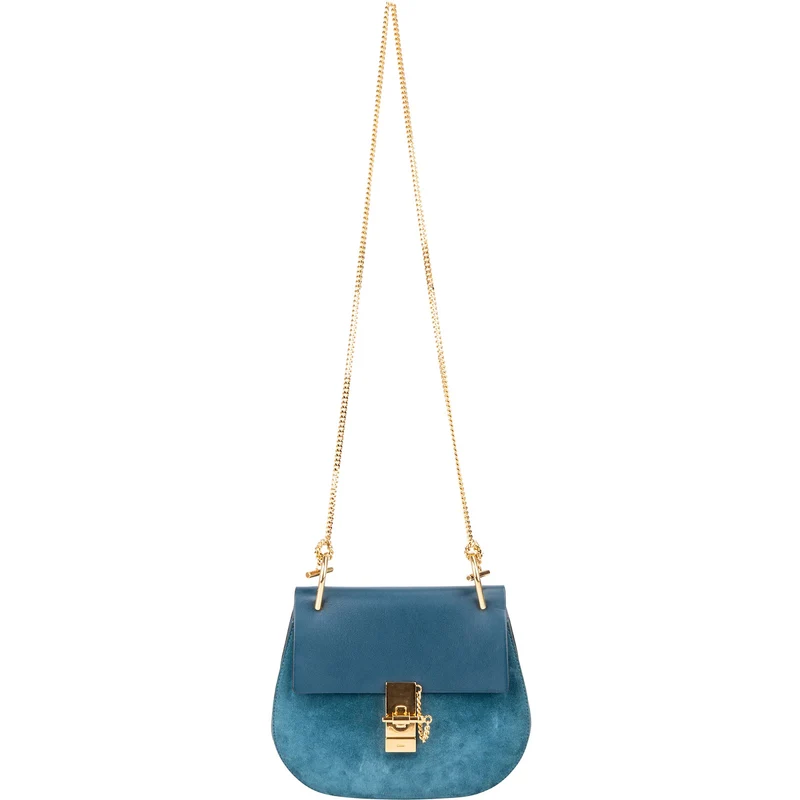 Chloé Suede & Leather Drew Crossbody Bag