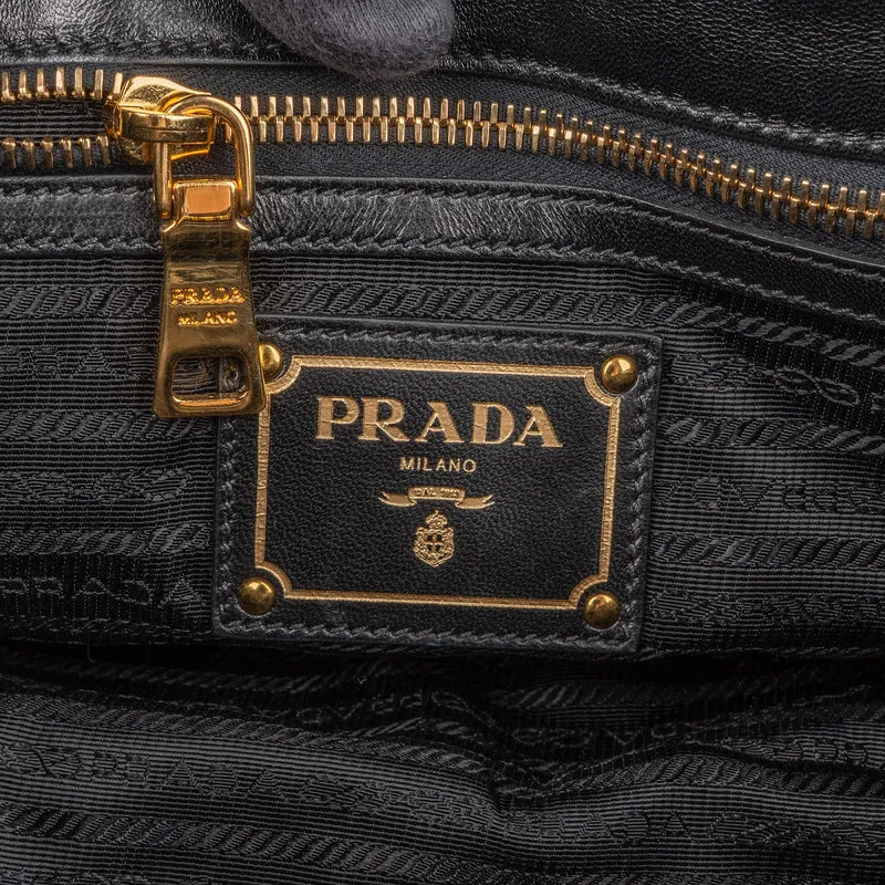 Prada Nappa Leather Gaufre Satchel Handbag