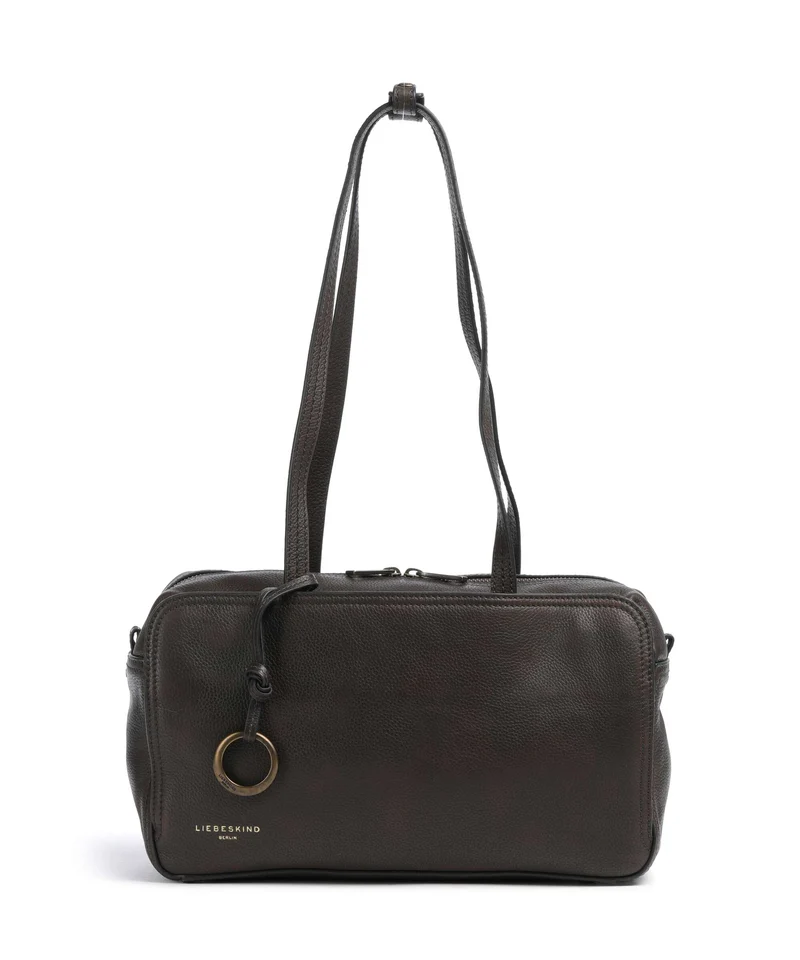 Liebeskind Clarice II Vintage Pebble M Schultertasche deep soil
