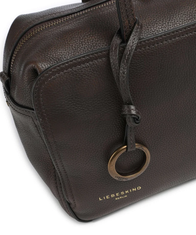 Liebeskind Clarice II Vintage Pebble M Schultertasche deep soil
