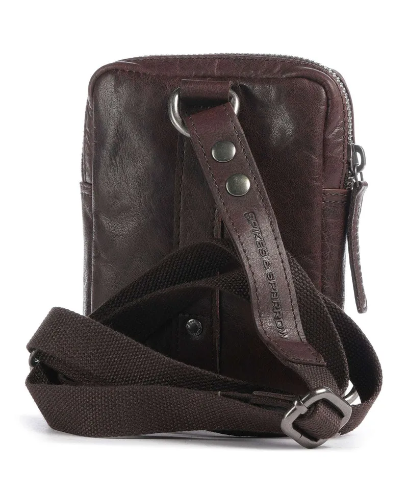 Spikes & Sparrow Bronco Miami Slingbag dark brown