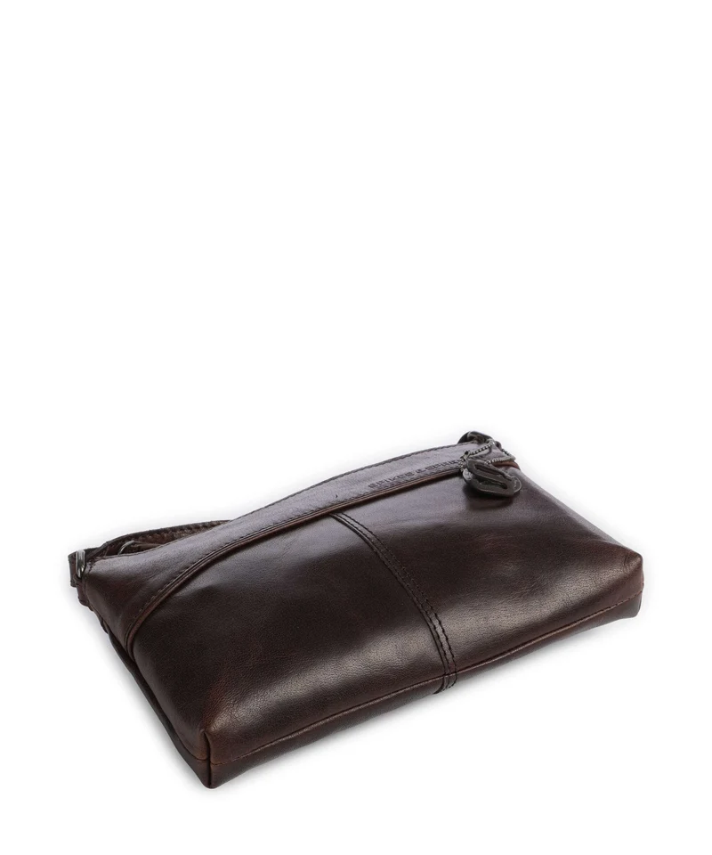 Spikes & Sparrow Bronco Merlin Umhängetasche dark brown