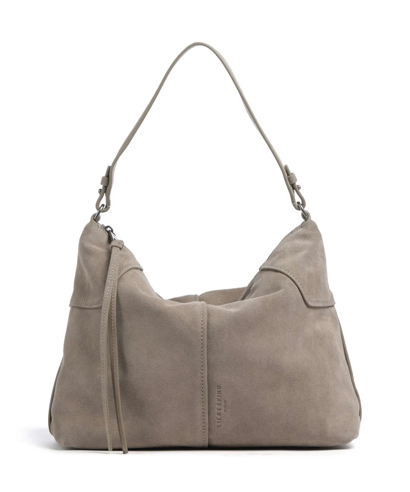 Liebeskind Mila Hydro Suede Beuteltasche neutral grey