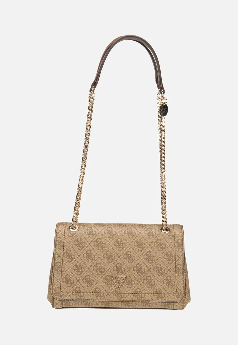 Noelle II Conv XBody Flap 72210 Latte Logo/Brown - Umhängetasche