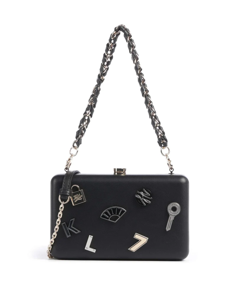 Karl Lagerfeld K/Soiree Clutch black nickel