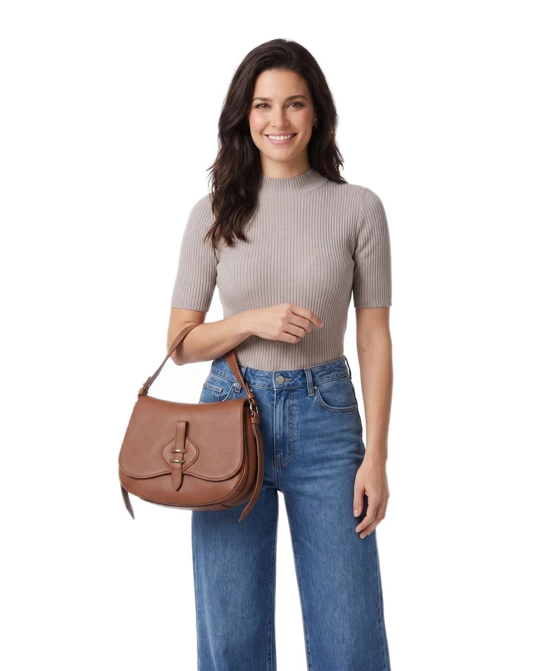 Coccinelle Mavery Handtasche cognac