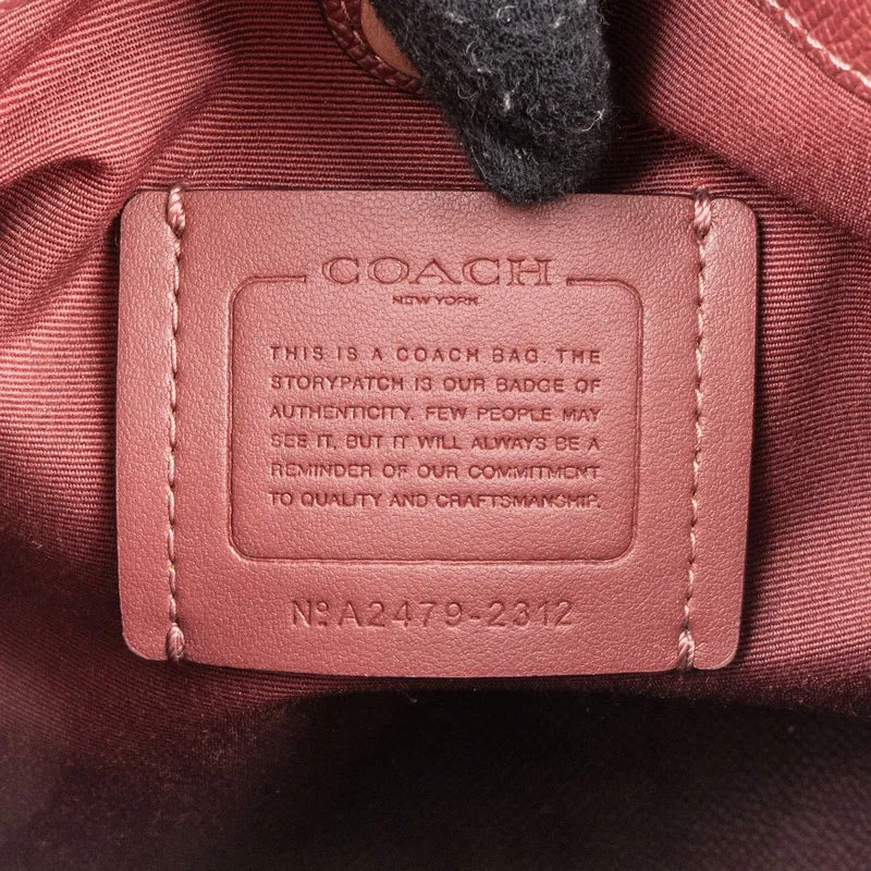 Coach Monogram Signature Small Town Bucket Handbag