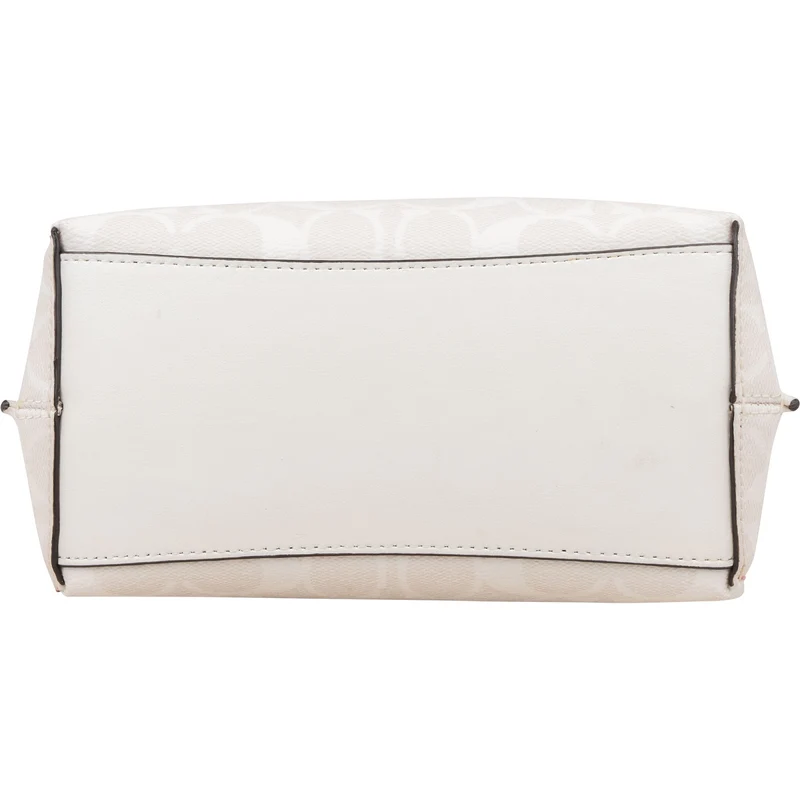 Coach Monogram Signature Canvas Town Bucket Crossbody Handbag