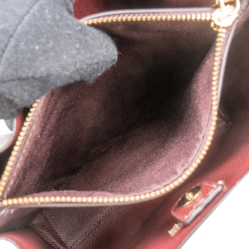 Coach Monogram Signature Canvas Town Bucket Crossbody Handbag