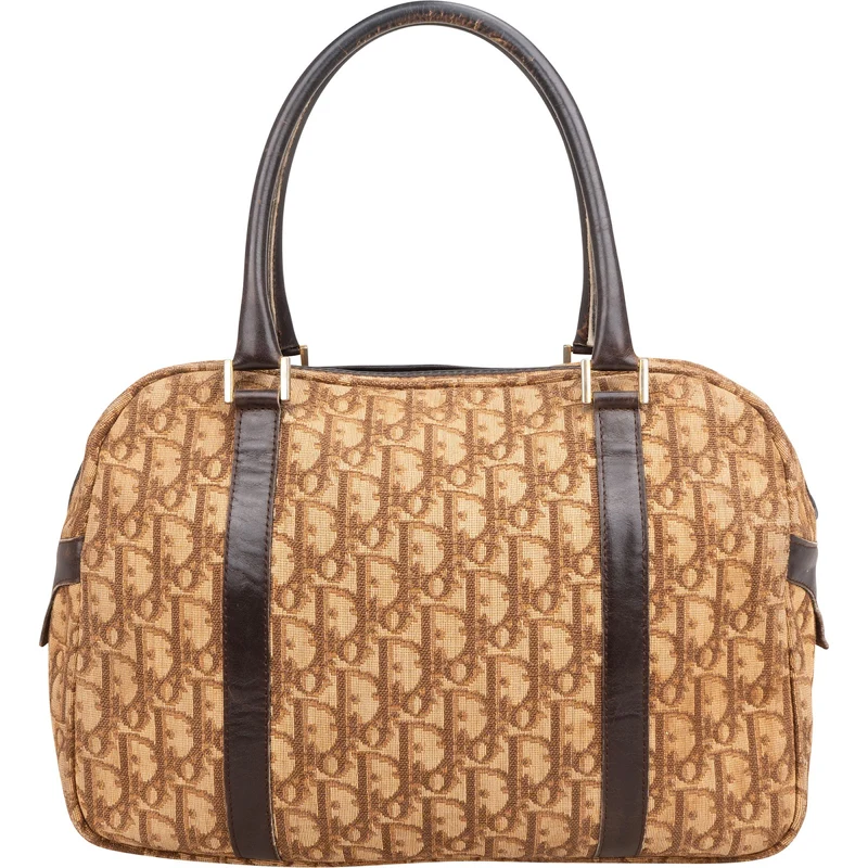 Christian Dior Trotter Monogram Boston Handbag