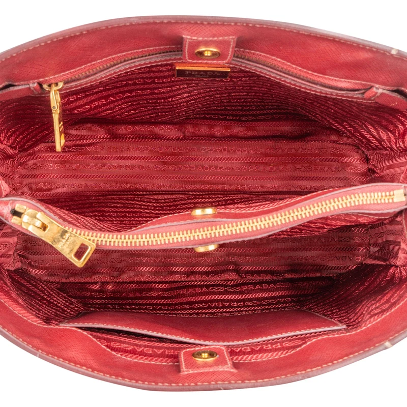 Prada Saffiano Leather Lux Galleria Handbag