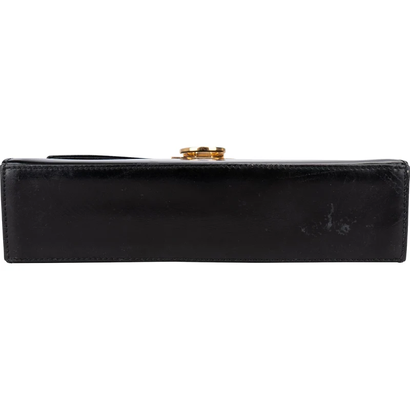 Salvatore Ferragamo Patent Leather Gancini Flap Crossbody Bag