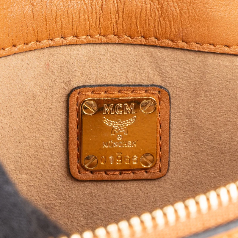 MCM Monogram Visetos Small Flap Chain Shoulder Crossbody Bag