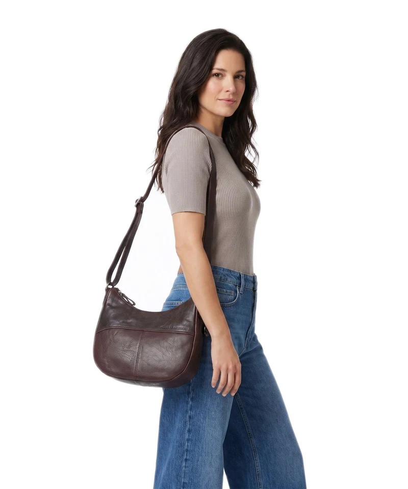 Spikes & Sparrow Bronco Filippa Umhängetasche dark brown