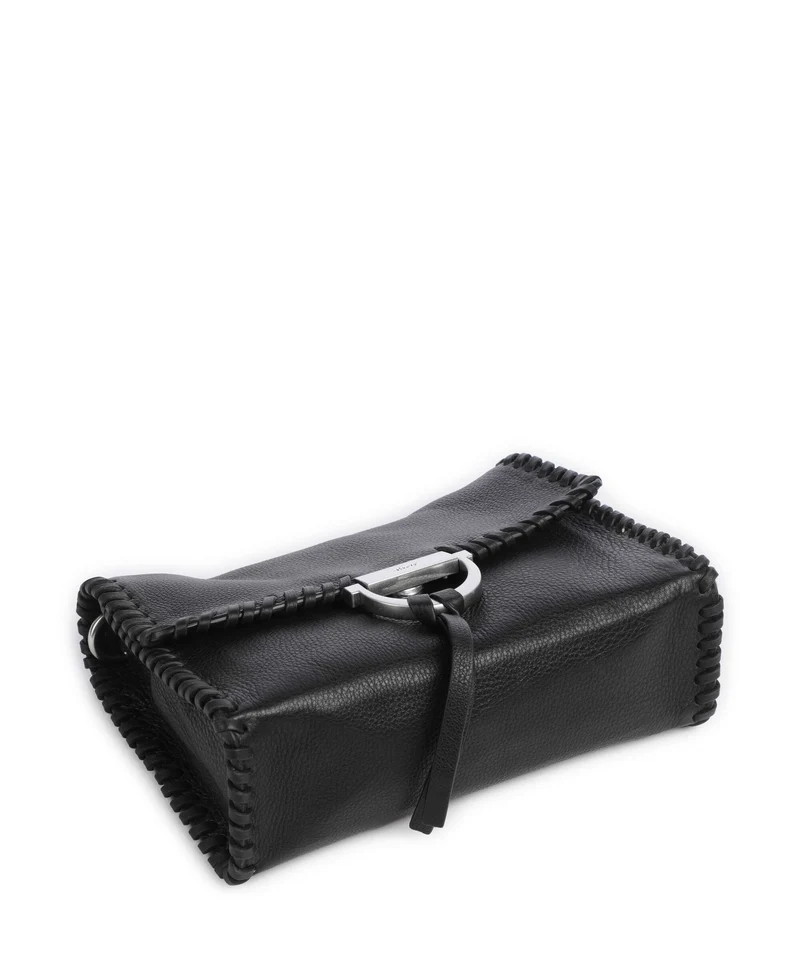 Abro Dalia Temi Stitch Schultertasche black/nickel
