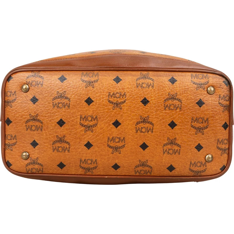MCM Monogram Visetos Drawstring Shoulder Bag