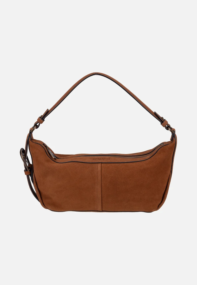 Paris II Hobo S Hydro Suede Brown - Hobo Bag