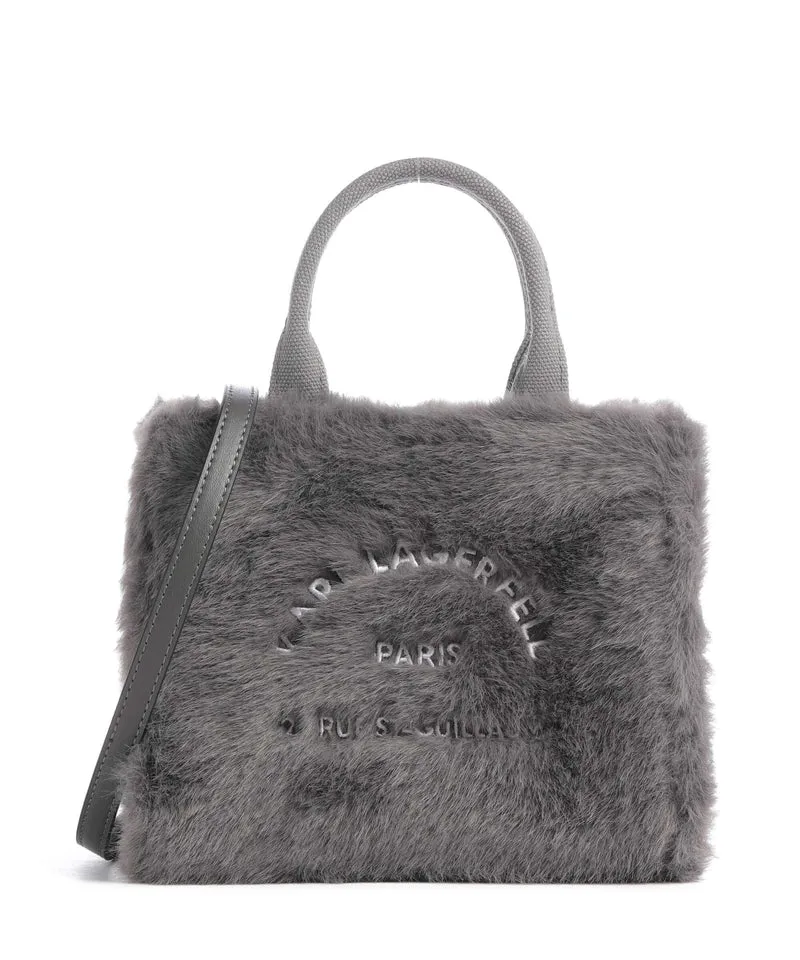Karl Lagerfeld K/Rue St Guillaume Mini Umhängetasche ash grey
