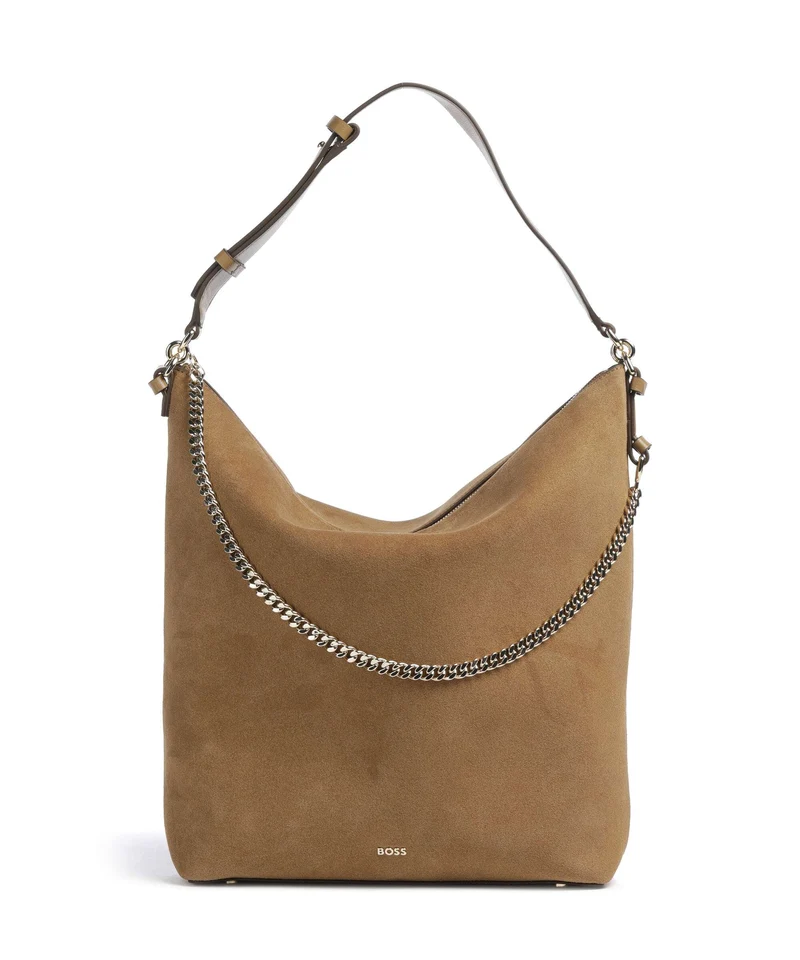 BOSS Yelena Beuteltasche medium beige