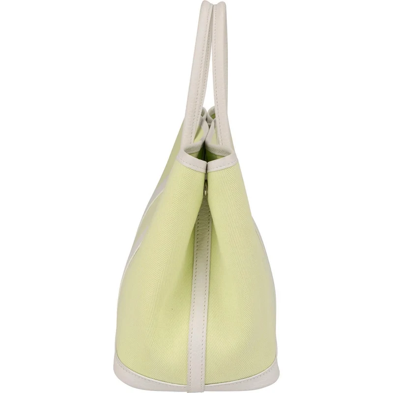 Hermès Toile Canvas Leather Garden Party 30 Tote Handbag