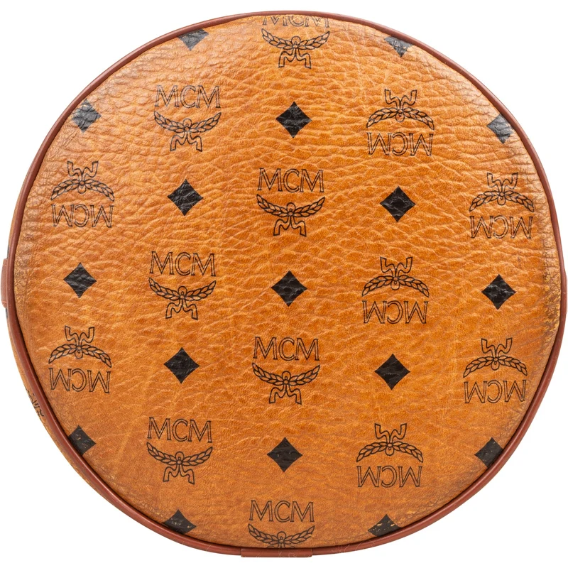 MCM Monogram Visetos Drawstring Bucket Crossbody Bag